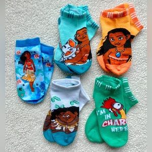Bundle of Disney Moana Toddler Socks